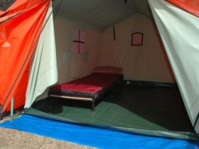 comfortable spacious tents