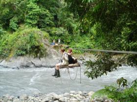 Exploring the rainforest around the Manu Learning Centre