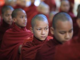 Monks at Mandalay