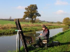 Fishing on the canal