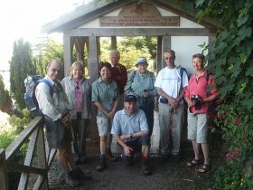 Start of Hadrian's Wall Walk at Bowness on Solway
