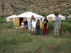 Ger camp at Khogno Khan mountain
