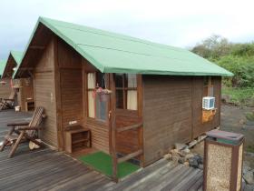 Eco-cabin lodging on Floreana