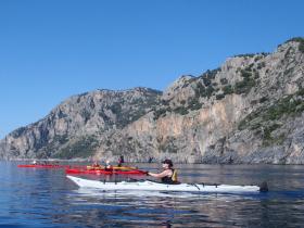 Sea kayaking in Turkey