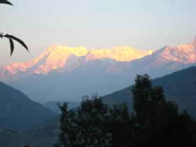 the view from the lodge !