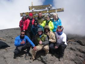 Charity trek up Mount Kilimanjaro, community project