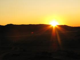 The end of another glorious day - Baga Gazriin Chuluu