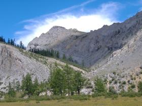 The rugged peaks of stunning Khoridol Saridag Mountain Range