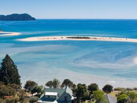 Abel Tasman National Park beachfront lodge, New Zealand