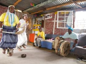 AWOL Tours visits traditional healers on bicycle township tour