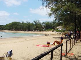 Tofo beach cottages in Mozambique