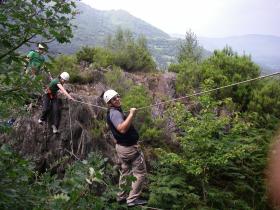 Cliff side ropes