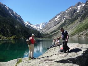The beautiful glacial lake, Lac de Gaube