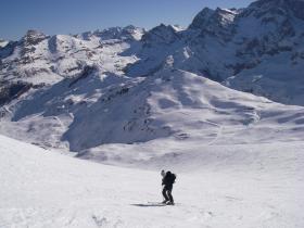 View into the Cirque de Gavarnie, below Pic St. Andre