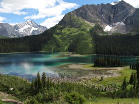 Summer Alpine Lake