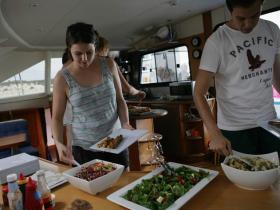 Enjoy a BBQ buffet lunch