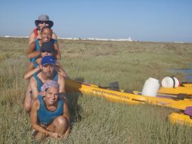 Kayak in the marshes