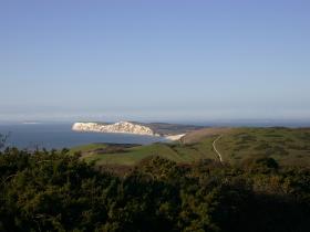 Views from the Downs to the Needles