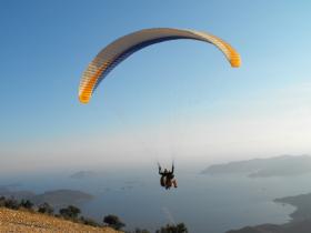 Paragliding at Kas