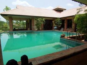 Shared salt-water pool