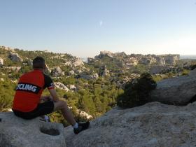 One of the highlights of this cycling tour is the village of Les Baux de Provence.