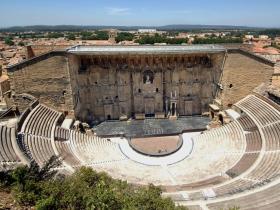 You'll be in Orange, known for its exceptional Roman theater.