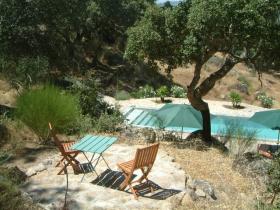 Swimming pool from upper terrace