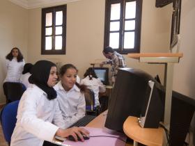 Education volunteering with Berber girls in Morocco