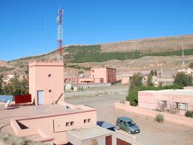 from Dar Asni to the school - a very short walk!