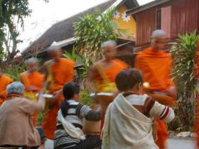 Monks in Luang Prabang