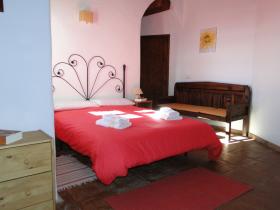 One of the three bedrooms