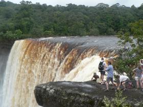 Gazing over Kaieteur Falls