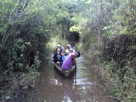 River travel in Guyana