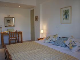 Spacious bedroom in 2-room apartment