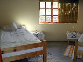Typical bedroom on hiking trail