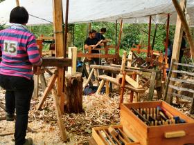 Woodcraft holiday in the Cotswolds, England