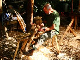 Shave-horse & Drawer Knife