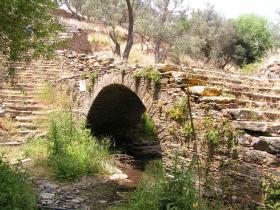 Mule path crosses a stream