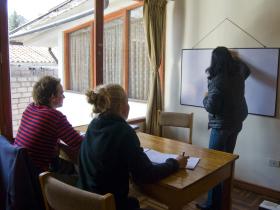 In school at Cusco