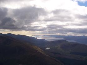 Loch Linnhe from the upper slopes of Ben Nevis