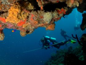 Underwater survey work