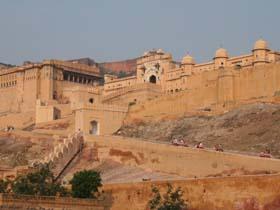 The Amber Fort Palace in Jaipur