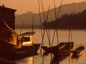 Luang Prabang sunset, Laos