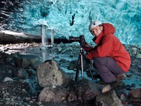Paul in Icecave February 2012
