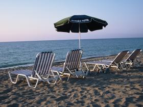 The beach