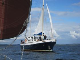 Under sail