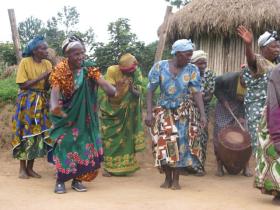 Women dance group