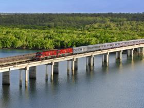 The Ghan railway journey, Darwin to Adelaide, Australia