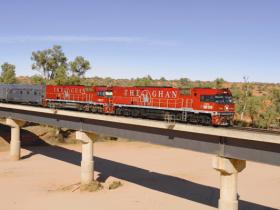 The Ghan - Outback Bridge Crossing