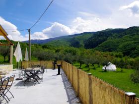Spectacular sun terrace and barbecuing area